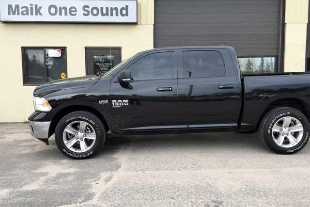 2019 RAM 1500 Classic with professional window tint in North Bay